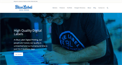 Desktop Screenshot of bluelabeldigital.com